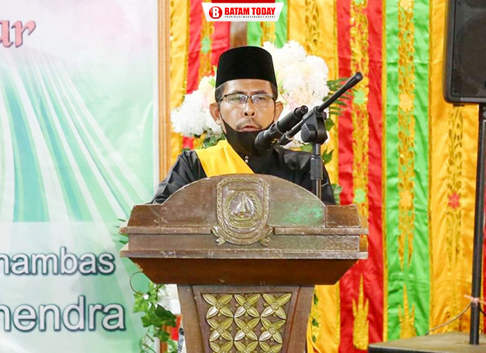 Ketua LAM saat menyampaikan kata sambutan